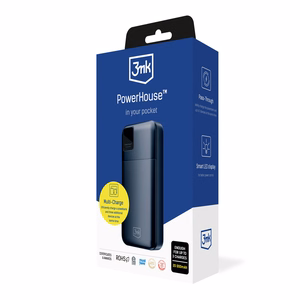 Внешний аккумулятор 3mk PowerHouse 20000 mAh 2x USB-A 1x USB-C - чёрный