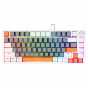 Savio Astral White Jade 3 colours keyboard Gaming USB QWERTY US International