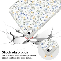 Tech-Protect SC Pen apvalks iPad 10.9" 2022 (10. gen.) / 11" 2025 (11. gen.) - margrietiņas ar lapām