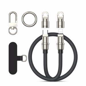 BWOO siksniņas kabelis USB-C - Lightning 1.2m 27W ar siksniņu