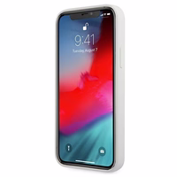 Guess GUHCP12LLSVSCR iPhone 12 Pro Max 6.7" kremīgs kietais vāciņš Script Vintage