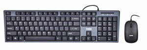 iBox IKMS606 tastatūra ar peli mājai USB QWERTY UK English melna