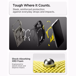 Spigen Tough Armor T MagSafe maciņš iPhone 17 Pro Max / 18 Pro Max, grafīta krāsā