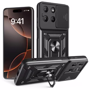 Defender Slide чехол Motorola Moto G15 / G15 Power / G17 / G17 Power черный