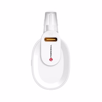 Portatīvais lādētājs Forcell F-Energy Power Plug F5K3 PD 20W 5000 mAh ar iebūvētu savienotāju USB C balta