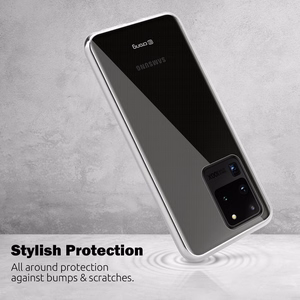 Crong Crystal Slim vāciņš ierīcei Samsung Galaxy S20 Ultra, caurspīdīgs