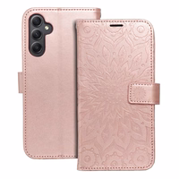 MEZZO Grāmatas tipa viedtālruņa apvalks SAMSUNG A34 5G mandala rozā zelts