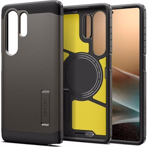 Spigen Tough Armor MagSafe Viedtālruņa apvalks Samsung Galaxy S25 Ultra - pelēks