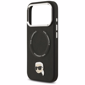 Karl Lagerfeld Karl Pin Magnētiskais viedtālruņa apvalks iPhone 17 Pro - Melns