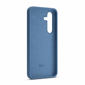 Силиконовый чехол Etteri Mag для Samsung Galaxy S25 Edge тёмно-синий