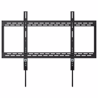 Manhattan Wall Mount for TV & Monitors (Fixed), For screens 60" to 100", VESA compatability: all between 200x200mm and 900x600mm - check the dimensions of the four mounting holes on back of screen to ensure it fits, Max 50kg, Black, Bracket