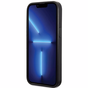 Guess Strass Metal Logo viedtālruņa apvalks iPhone 13 Pro 6.1" - melna