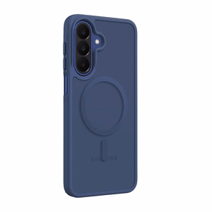 Crong Hybrid Matte Magnetic MagSafe vāciņš ierīcei Samsung Galaxy A27 5G, tumši zils