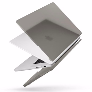 Чехол Uniq Claro для MacBook Pro 16'' (2021) - прозрачно-серый
