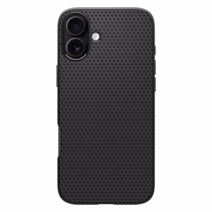 Spigen Liquid Air viedtālruņa apvalks iPhone 16 Plus – melns