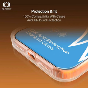 Tempered glass Tel Protect 10X AR 3.0 AntiReflective Titanium forSamsung Galaxy S24/S25