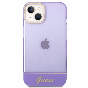 Guess GUHCP14MHGCOU iPhone 14 Plus 6.7 "violet / purple hardcase Translucent