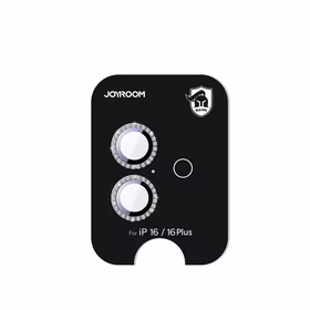 Joyroom JR-MSJ0271 aizsargstikls iPhone 16/16 Plus lēcām - melna
