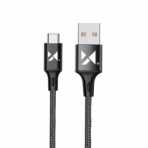 USB Cable Wozinsky "WUC-C1B" Black "Type-C" 100cm