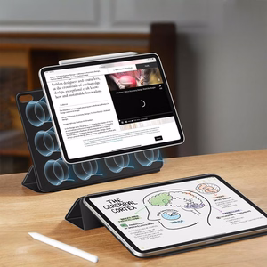 Tech-Protect Smartcase magnētiskais apvalks iPad 10.9” 2022 / iPad 11” 2025 planšetdatoram - melns