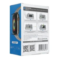 5D Mr. Monkey Aizsargstikls - Apple Watch 10/11 42MM melns (Strong HD)