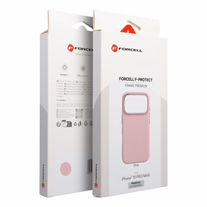 Case for iPhone 15 PRO MAX Forcell F-Protect Frame Premium compatible with Magsafe pink