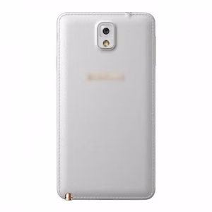 Aizmugurējais vāciņš saderīgs ar Samsung N9005 Note 3 balts ādas HQ