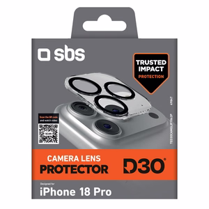 SBS D3O kameras objektīvu aizsargs modelim iPhone 18 Pro