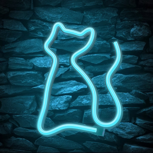 Neon LED Light CAT tirkīza NNE24 Neolia