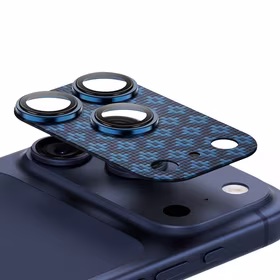 Benks rūdīta stikla Armor Warrior objektīvs (BE70) priekš Iphone 17 Pro Max ArmorGrid blue (kamera sala)