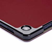 Korpuss Reach Smart Leather Samsung X110/X115 Tab A9 8.7/X130/X135 Tab A11 8.7 bordo krāsā