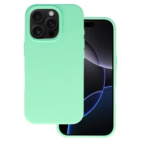 Silikona Lite viedtālruņa apvalks Iphone 16 Pro piparmētru