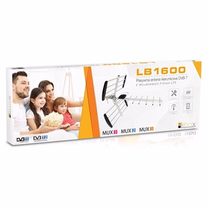 Libox LB1600 – 16 elementu pasīvā āra DVB-T antena ar LTE filtru, 18 dB