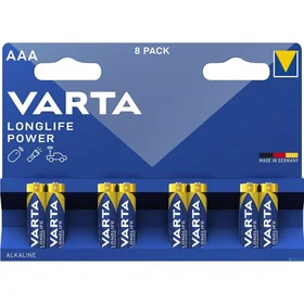 VARTA sārma baterija R3 (AAA) Longlife Power, 8 gab.