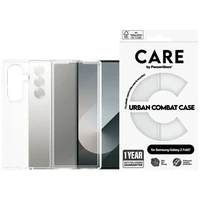 CARE by PanzerGlass Flagship Urban Combat viedtālruņa apvalks Samsung Galaxy Z Fold 7 - caurspīdīgs
