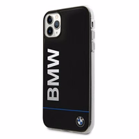 BMW Signature drukāts logotips iPhone apvalks iPhone 11 Pro - melns