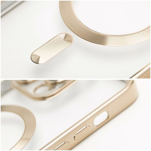 ELECTRO MAG COVER viedtālruņa apvalks saderīgs ar MagSafe iPhone 12 zelta