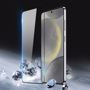 3D Dux Ducis izliektais stikls Samsung S24 - ar melnu rāmi