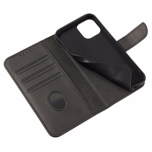 Magnet Case элегантный чехол с клапаном и функцией подставки для Samsung Galaxy M53 5G чёрный