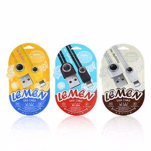 REMAX kabelis Lemen RC-101m - USB uz Micro USB - dzeltens