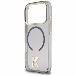 Karl Lagerfeld IML K Head Logo MagSafe чехол для iPhone 17 Pro чёрный