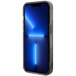 Guess GUHMP14LHCMCGK iPhone 14 Pro 6.1" melns/melns cietais apvalks Spīdumi Zelts MagSafe