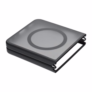 Melns 4sF-S Acrylic vāciņš ar MagSafe atbalstu Samsung Galaxy Z Flip8 tālrunim