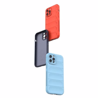 Magic Shield viedtālruņa apvalks iPhone 12 Pro Max elastīgs bruņu tumši zilas krāsas vāks