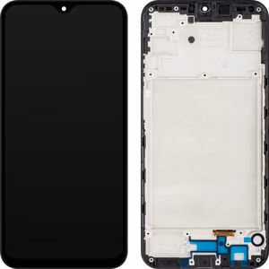 LCD ekrāns Samsung A155 A15 4G/A156 A15 5G ar skārienekrānu un rāmi Melns ORG
