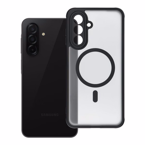 FULL MATTE MAG COVER viedtālruņa apvalks, saderīgs ar MagSafe, paredzēts SAMSUNG A26 melns