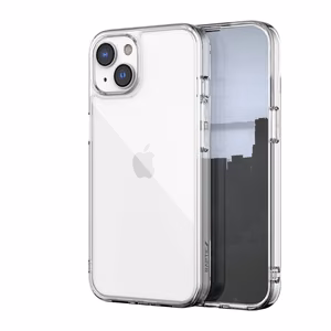 Raptic X-Doria Clearvue viedtālruņa apvalks iPhone 14 Plus aizmugures caurspīdīgs apvalks