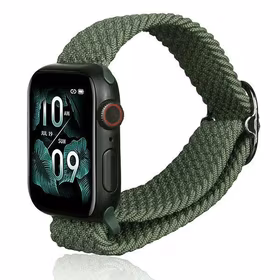 Beline Siksniņa Apple Watch Textile 42/44/45/49mm zaļš