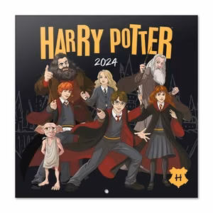 Harry Potter 2024. gada sienas kalendārs, 30 × 30 cm