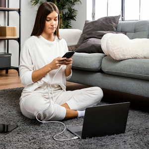 Tech-Protect Ultraboost Lite USB-C PD60W/3A kabelis 200 cm - pelēks